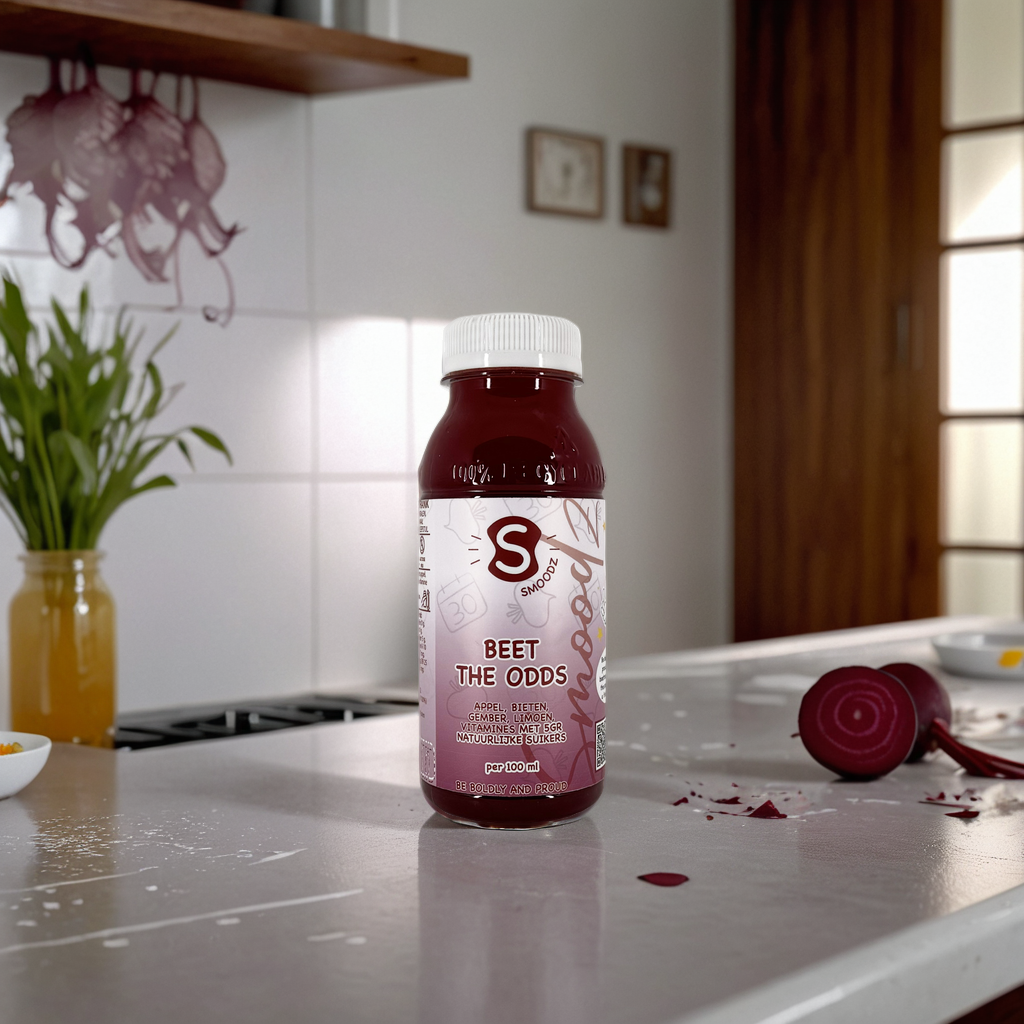 Flesje Beet The Odds-sap met de frisse en voedzame kracht van rode biet. 250 ml