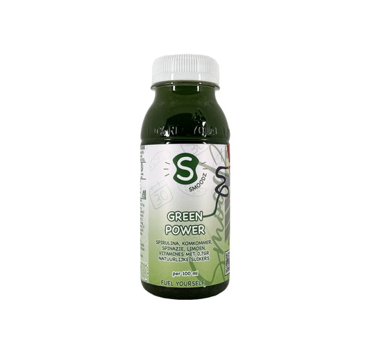 Green Power Detox Sap: een groen sapje met spirulina voor een natuurlijke energieboost.